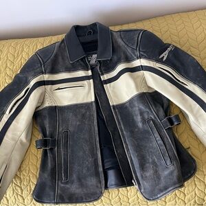 Bulls Hide Retro Style Joe Rocket Motorcycle Jacket